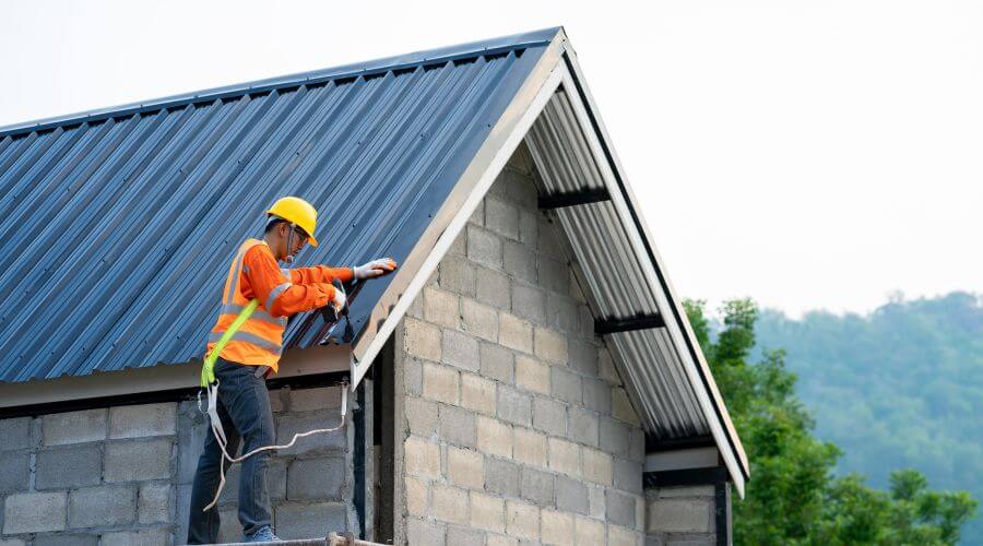 Professional metal roof installation in Crawford, NE